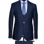 NAVY BLUE SINGLE BREASTED 3PIECE SUIT