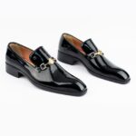 STANLION SIGNATURE BLACK PATENT LEATHER  LOAFER