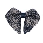 GREY TEXTURED BOWTIE