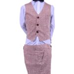 KIDS PEACH VEST AND SHORT COMBO