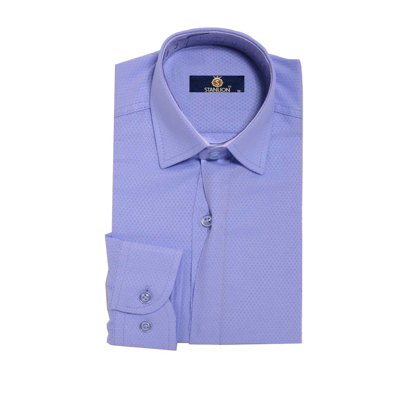 DELUXE WHITE SHIRT WITH WHITE BUTTONS - Stanlion