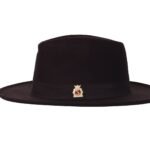 BORSALINO BROWN MEN'S HAT