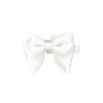 WHITE SATIN BOWTIE