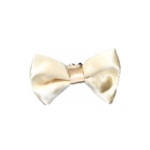 CREAM SATIN BOWTIE