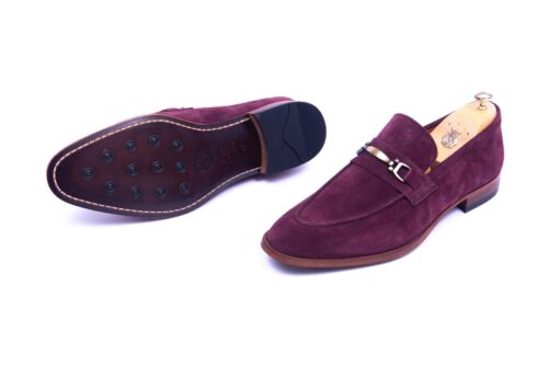 BROWN LOAFERS WITH BUCKLE