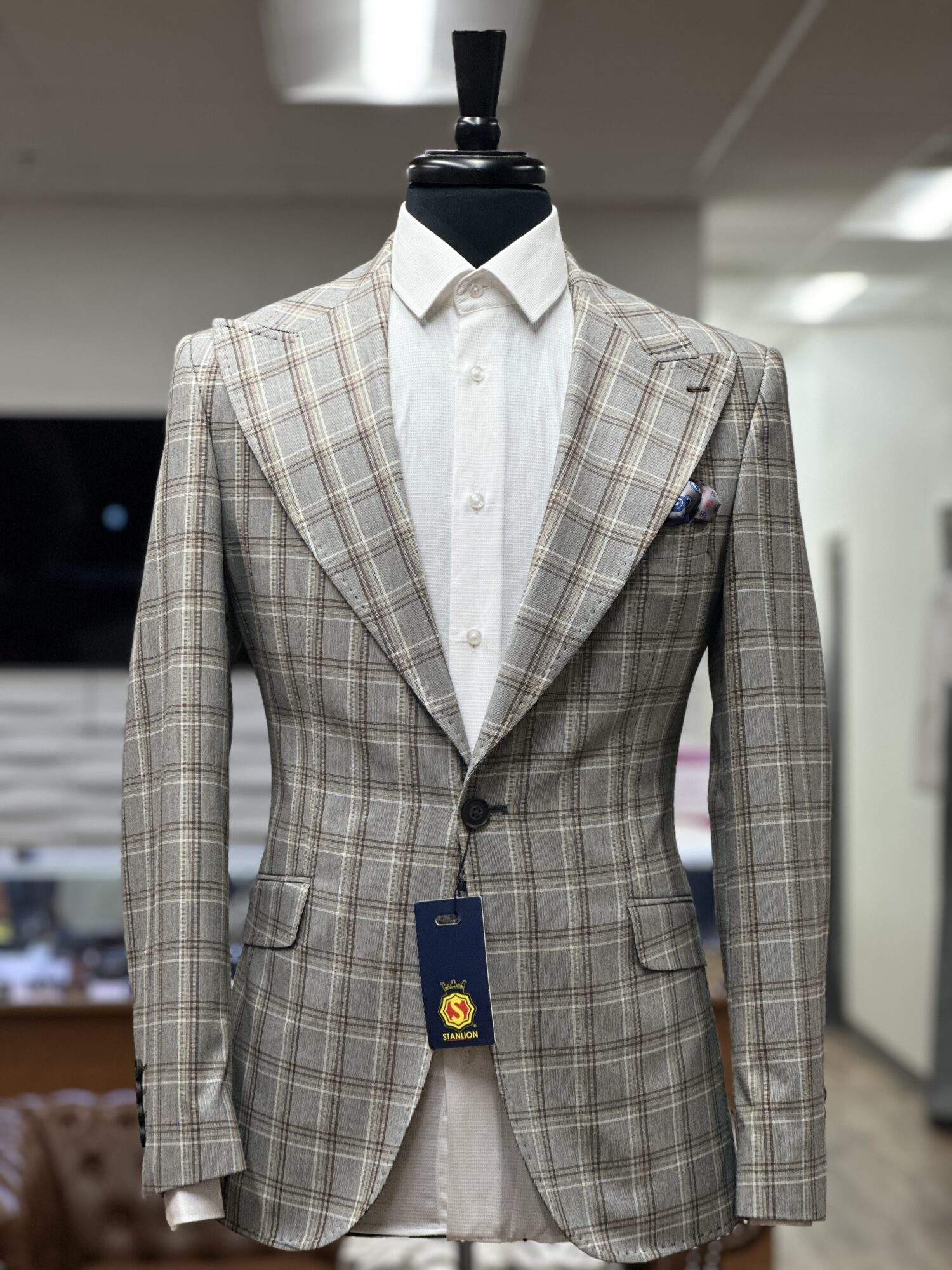 Single-Breasted Stripe Blazer main image 1