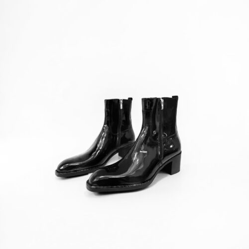 STANLION PATENT LEATHER BOOTS