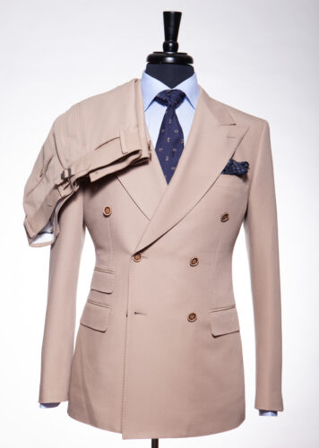 STANLION TAN DOUBLE BREASTED SUIT
