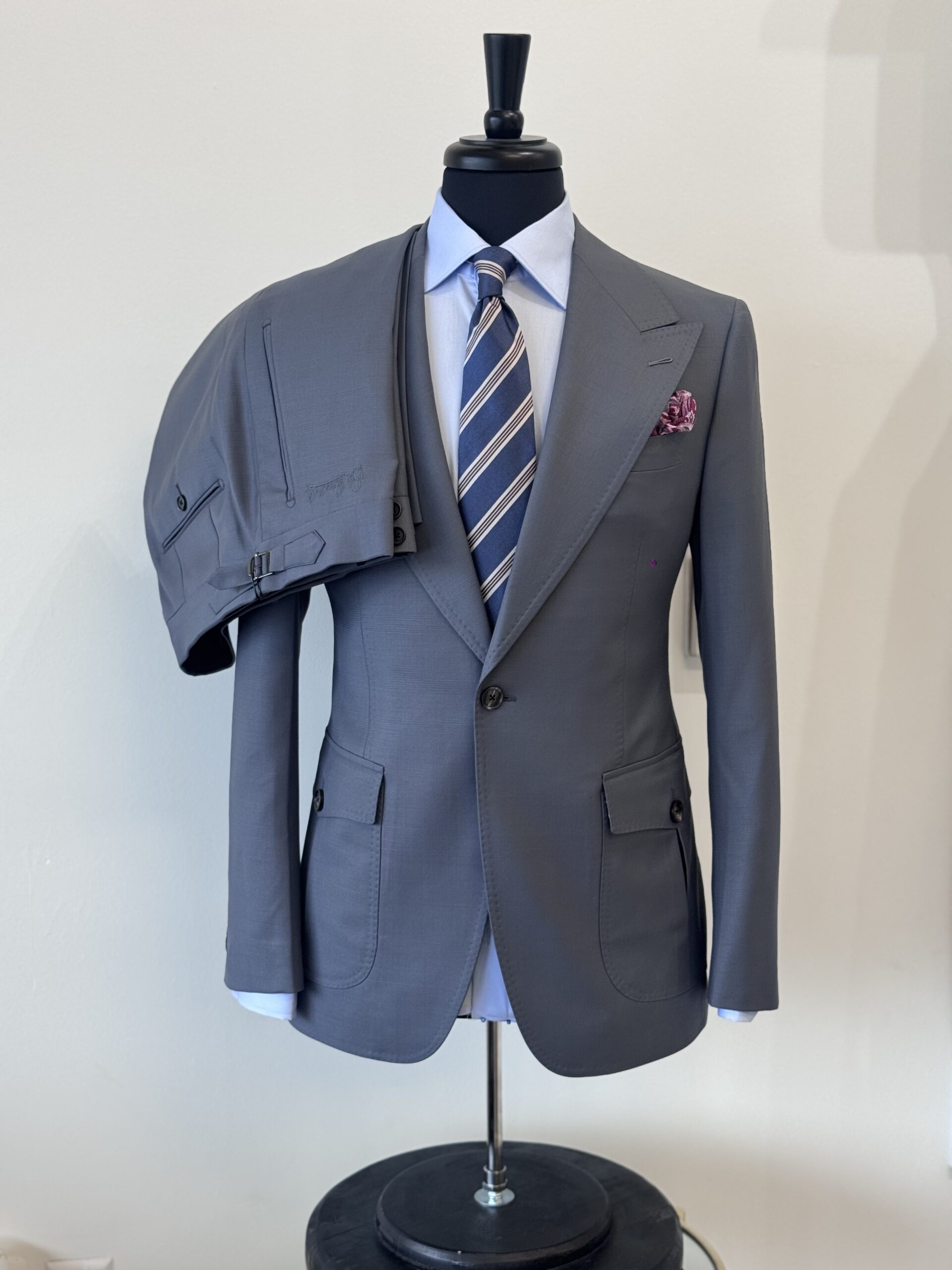 STANLION CLASSIC SINGLE BREASTED CLAY SUIT