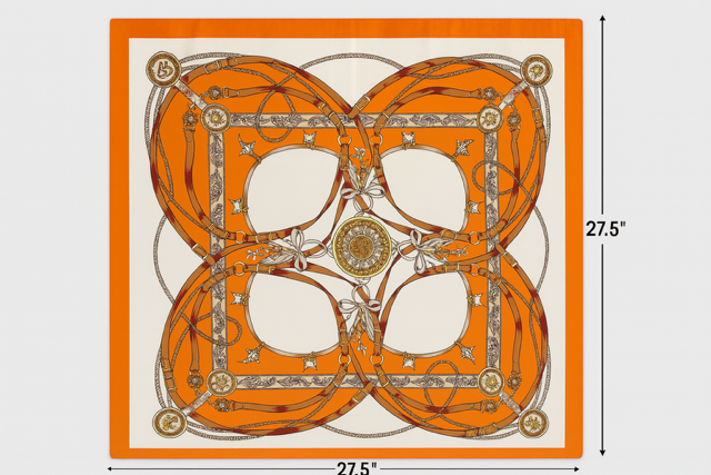 Imperial Medallion Silk Scarf