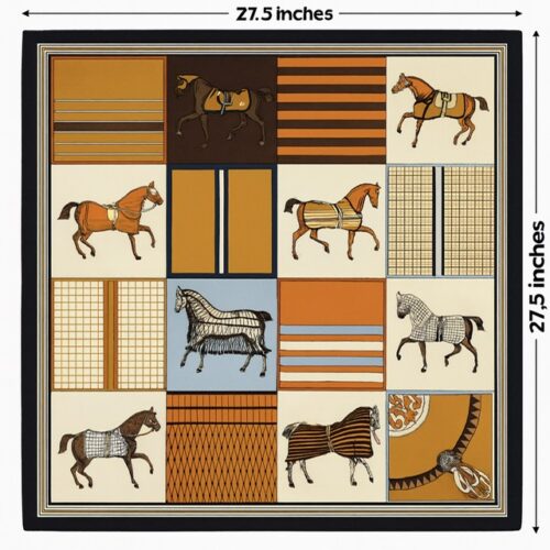 Heritage Equestrian Silk Scarf