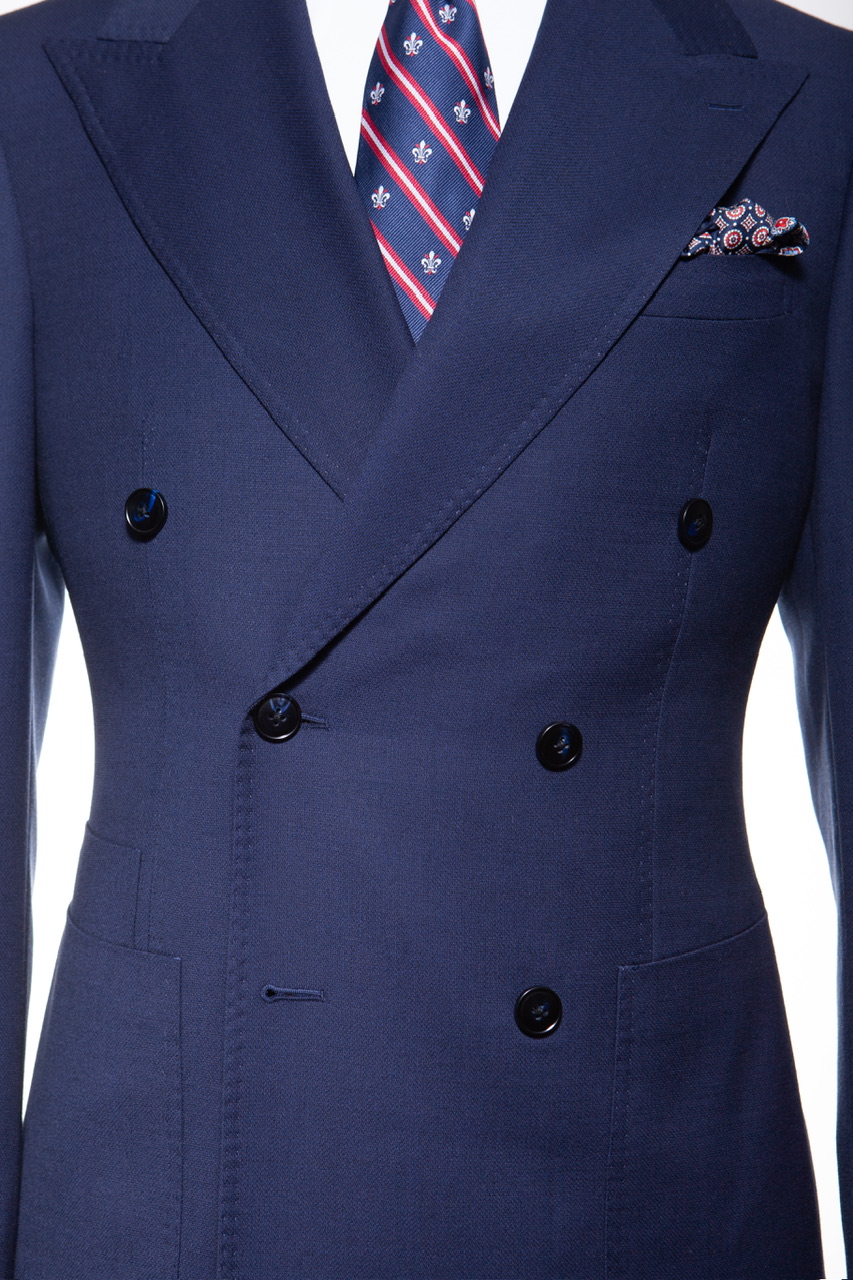 HEDGE FUND DOUBLE BREASTED NAVY BLUE SUIT - Image 4
