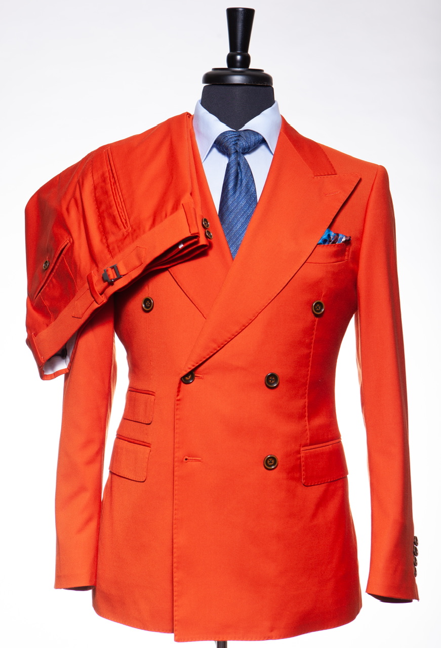 ORANGE CLASSIC DOUBLE BREASTED SUIT