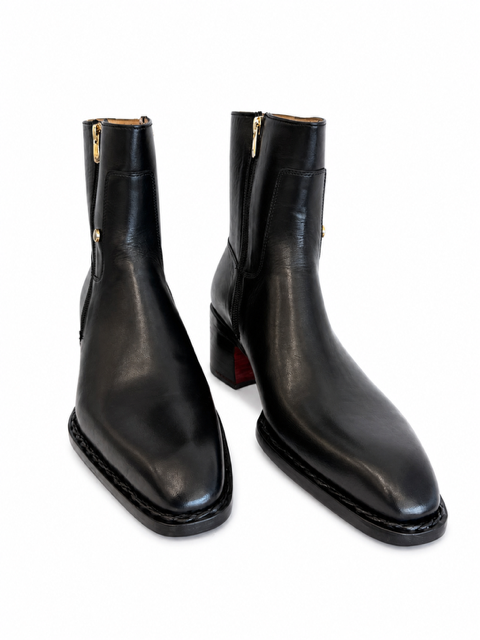 STANLION DELUXE BLACK BOX CALF BOOTS - Image 2