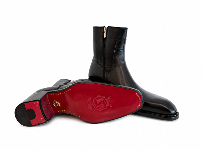 STANLION DELUXE BLACK BOX CALF BOOTS - Image 5