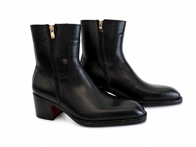 STANLION DELUXE BLACK BOX CALF BOOTS - Image 3
