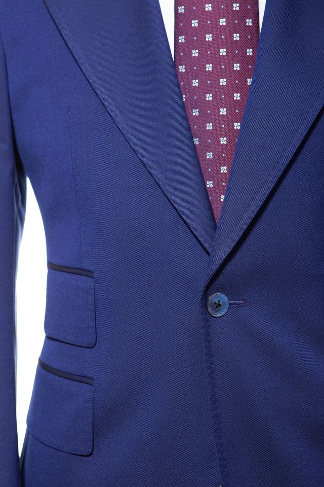STANLION BLUE SINGLE BREASTED SUIT - Image 3