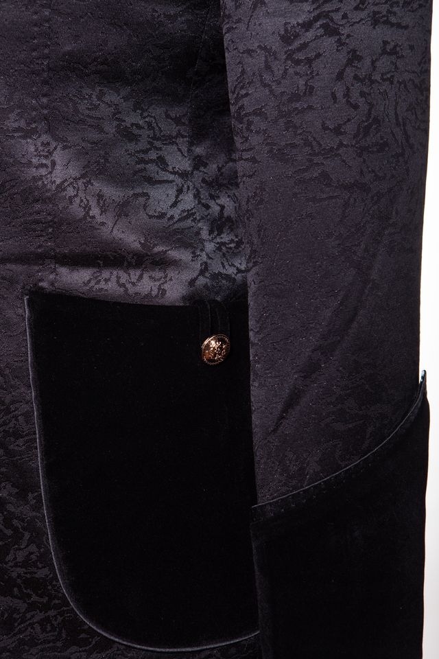 STANLION JET BLACK JACQUARD TUXEDO - Image 5