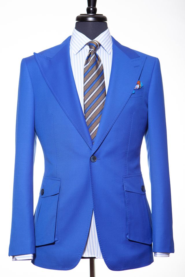 STANLION ROYAL BLUE SINGLE BREASTED SUIT - Image 2
