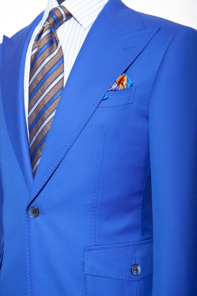 STANLION ROYAL BLUE SINGLE BREASTED SUIT - Image 3