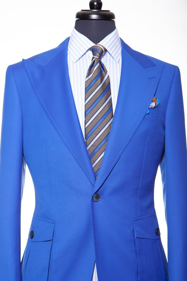 STANLION ROYAL BLUE SINGLE BREASTED SUIT - Image 4