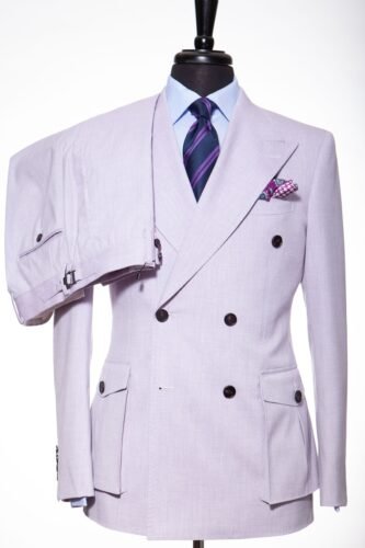 STANLION LILAC DOUBLE-BREASTED SUIT